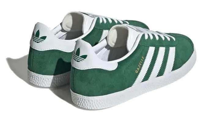 Adidas Gazelle Junior Dark Green White