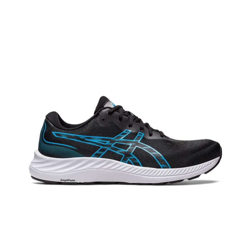 ASICS SNEAKERS GEL EXCITE 9 1011B338 017 NERO-ISLAND BLU