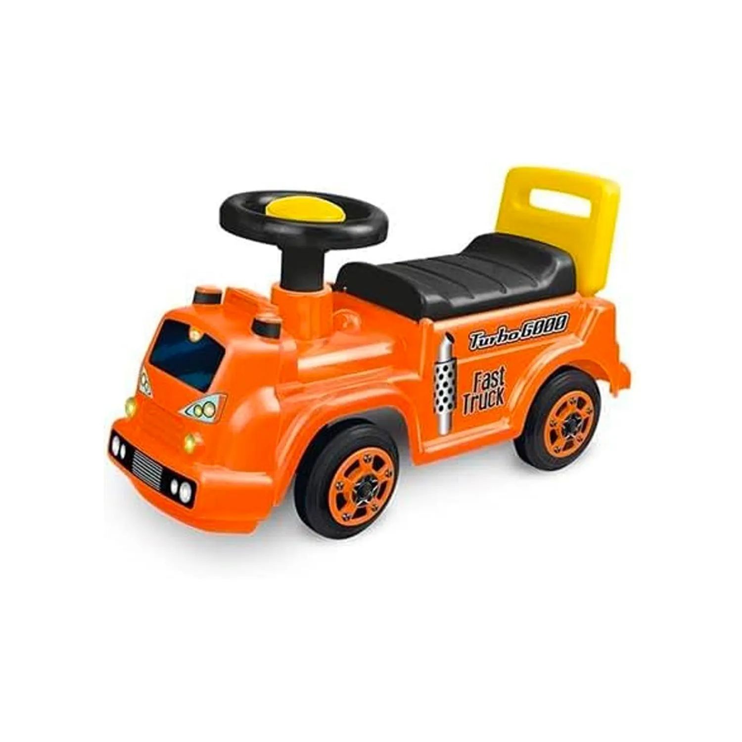 Auto Cavalcabile Fast Truck Turbo6000 Con Calcson 1-3 Anni