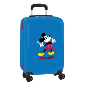 Bagaglio a Mano Mickey Mouse Only One Blu Marino 20'' 34,5 x 55 x 20 cm