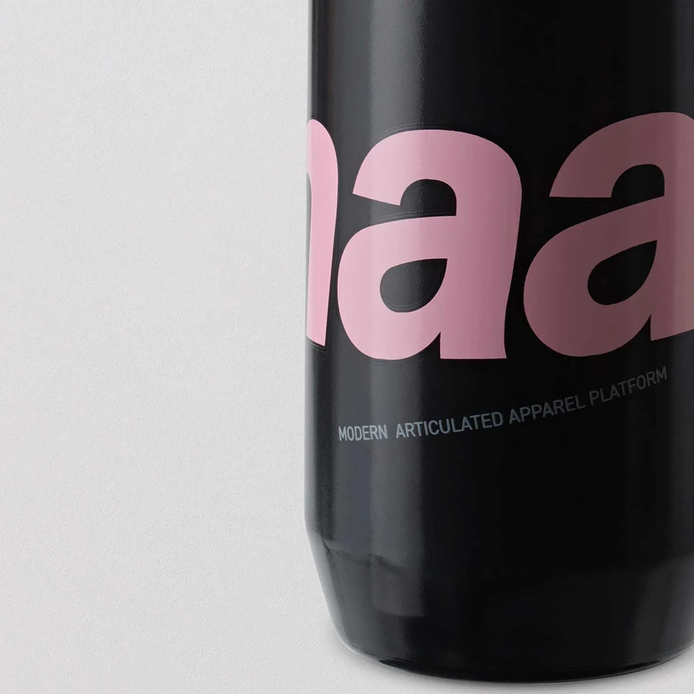 Premium Maap Training Water Bottle - Black and Pink Design