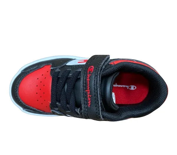 Champion scarpa sneakers da bambino Rebound 2.0 Low 2258-CHA-KK002 NBK/WHT/RED nero-bianco-rosso