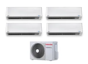 Climatizzatore Condizionatore Quadri Split Inverter TOSHIBA serie SUPER DAISEIKAI 9 NATUR 32 R-32 10000 10000 10000 13000 con RAS-4M27U2AVG-E 10 10 10 13 Wi-Fi Optional - NOVITA'