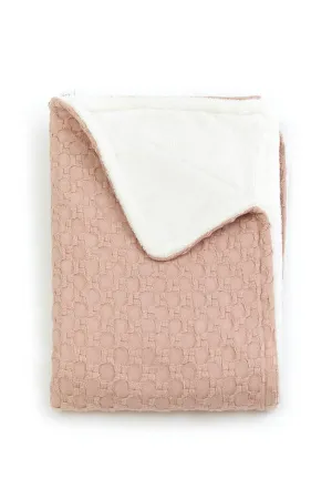 Coperta lettino 140X100 Honey   spugna peluche - Nude Pink 47