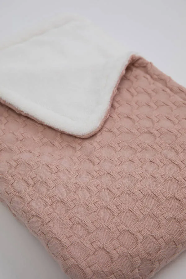 Coperta lettino 140X100 Honey   spugna peluche - Nude Pink 47