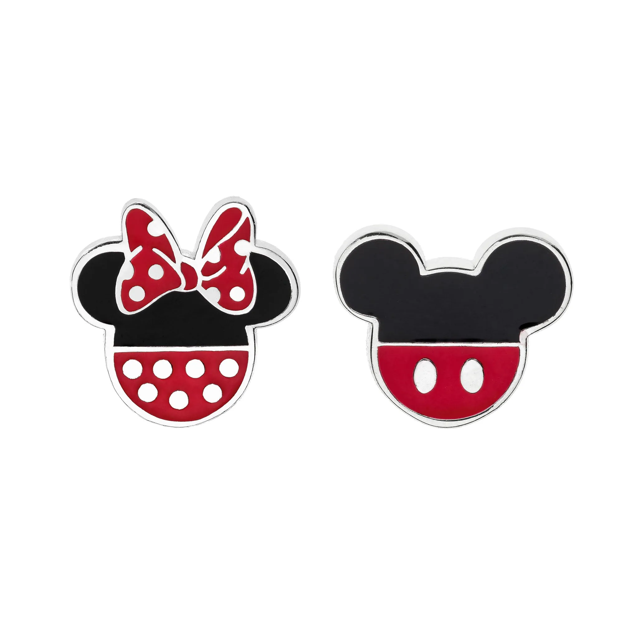 DISNEY ORECCHINI MICKEY E MINNIE CON SMALTO E902111SL