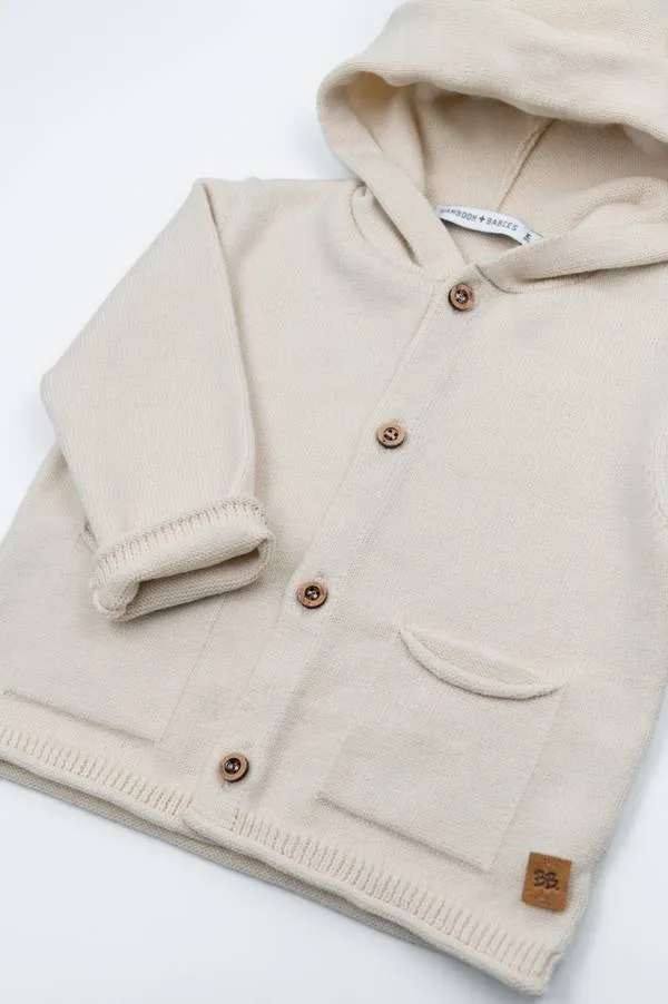 Hooded cardigan con orecchie - SAND 10