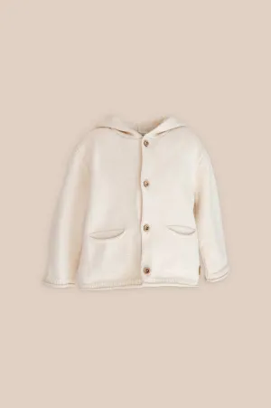 Hooded cardigan con orecchie - SAND 10