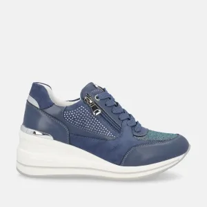 INBLU Sneakers con zeppa