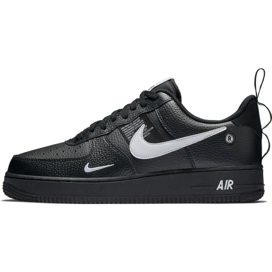 Nike Air Force 1 LV8 Utility GS Black White Yellow AR1708 001