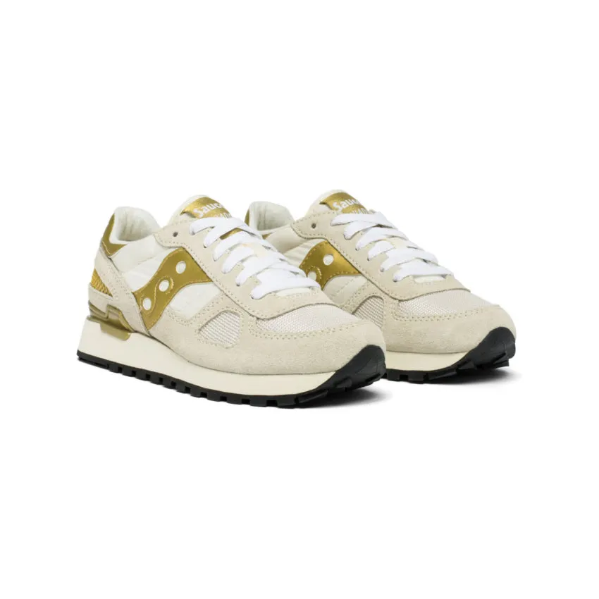 SAUCONY SHADOW ORIGINAL S1108-720 BIANCO-ORO