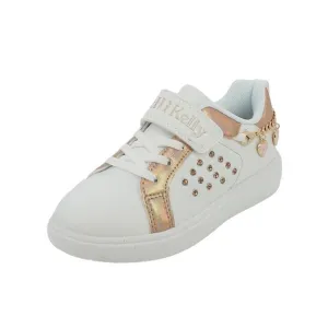 Scarpe casual da Bambina - LELLI KELLY Art. LKAA3810 sneakers BIANCO GOLD ROSE