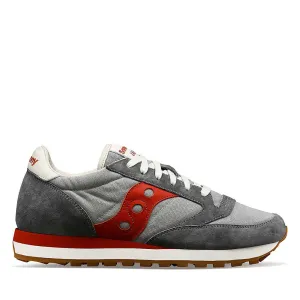 Scarpe Uomo Saucony Sneakers Jazz Original Grey - Red