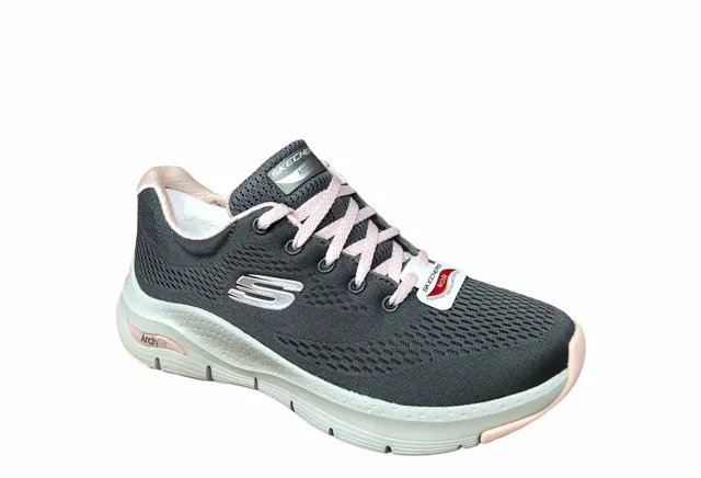 Skechers Arch Fit Big Appeal women's sneakers shoe 149057/GYPK grey-pink