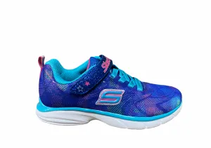 Skechers sneakers for girls and boys Spirit sprint Rainbow Raz 81337L BLMT blue