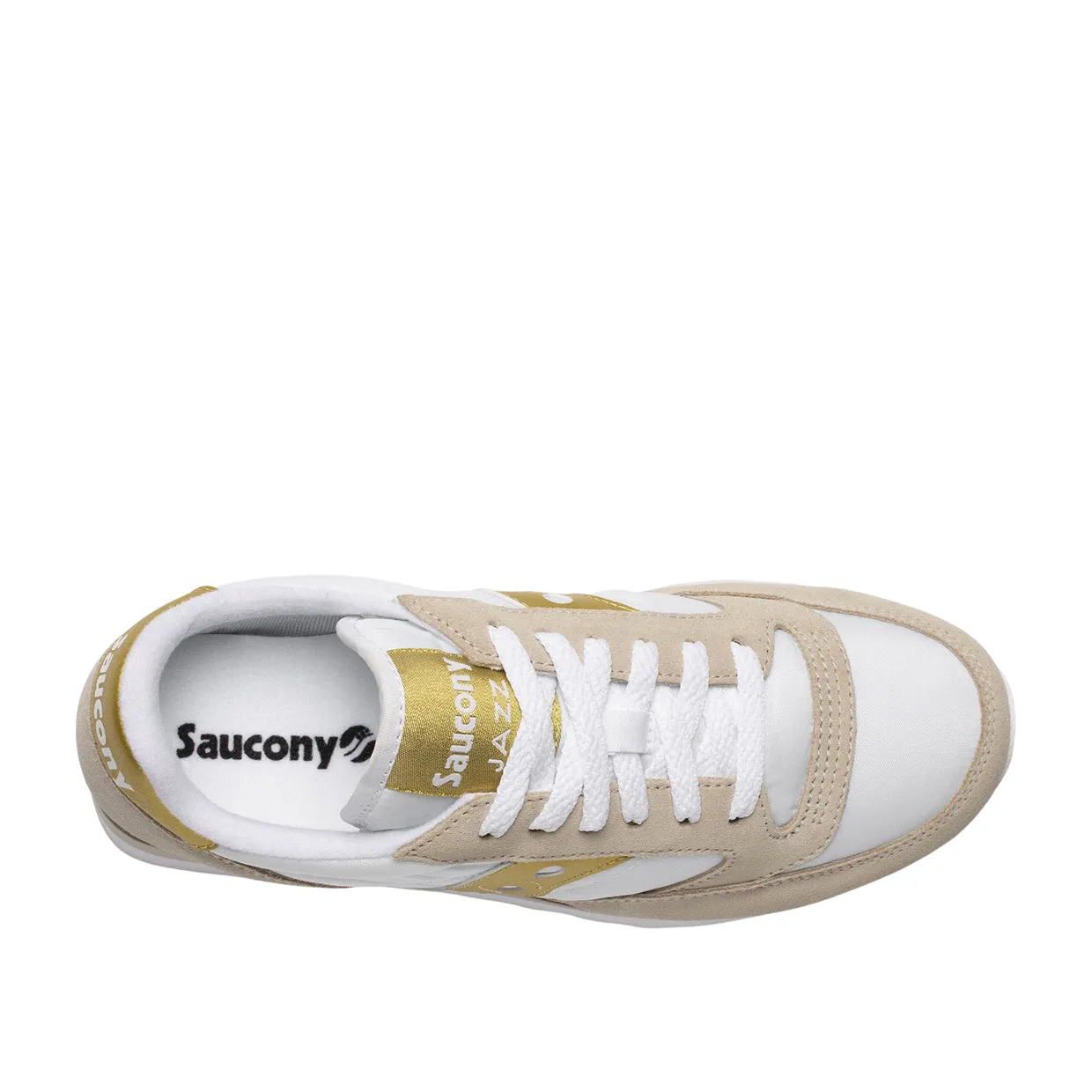 Sneakers Donna Saucony Jazz Original Bianco / Oro