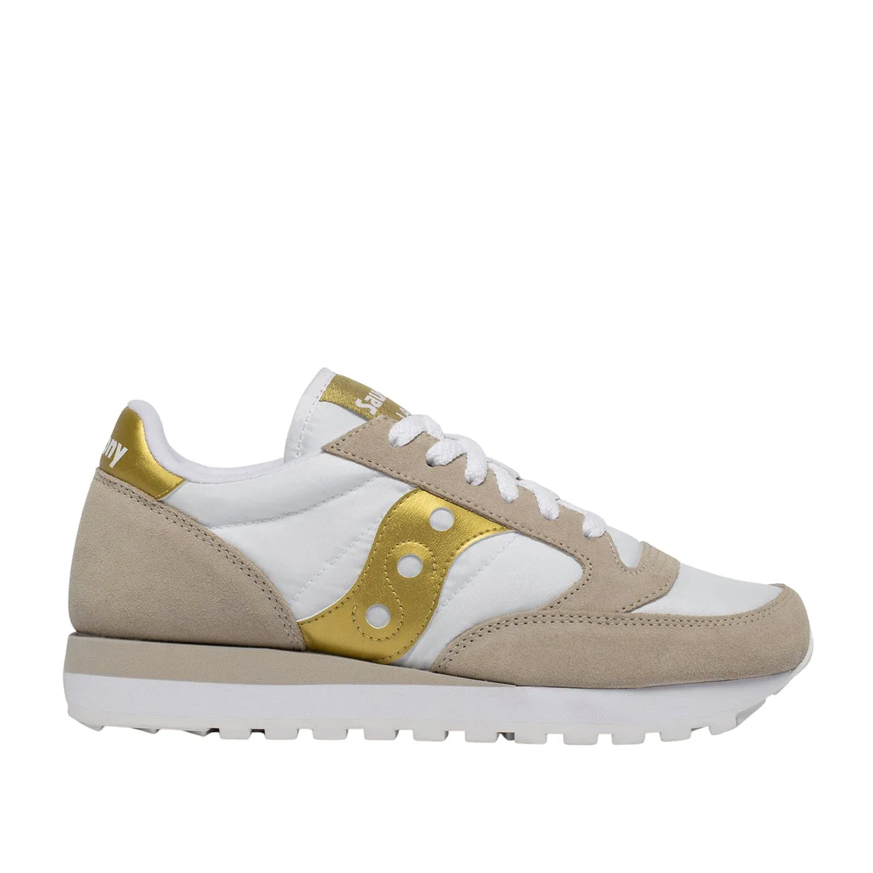 Sneakers Donna Saucony Jazz Original Bianco / Oro