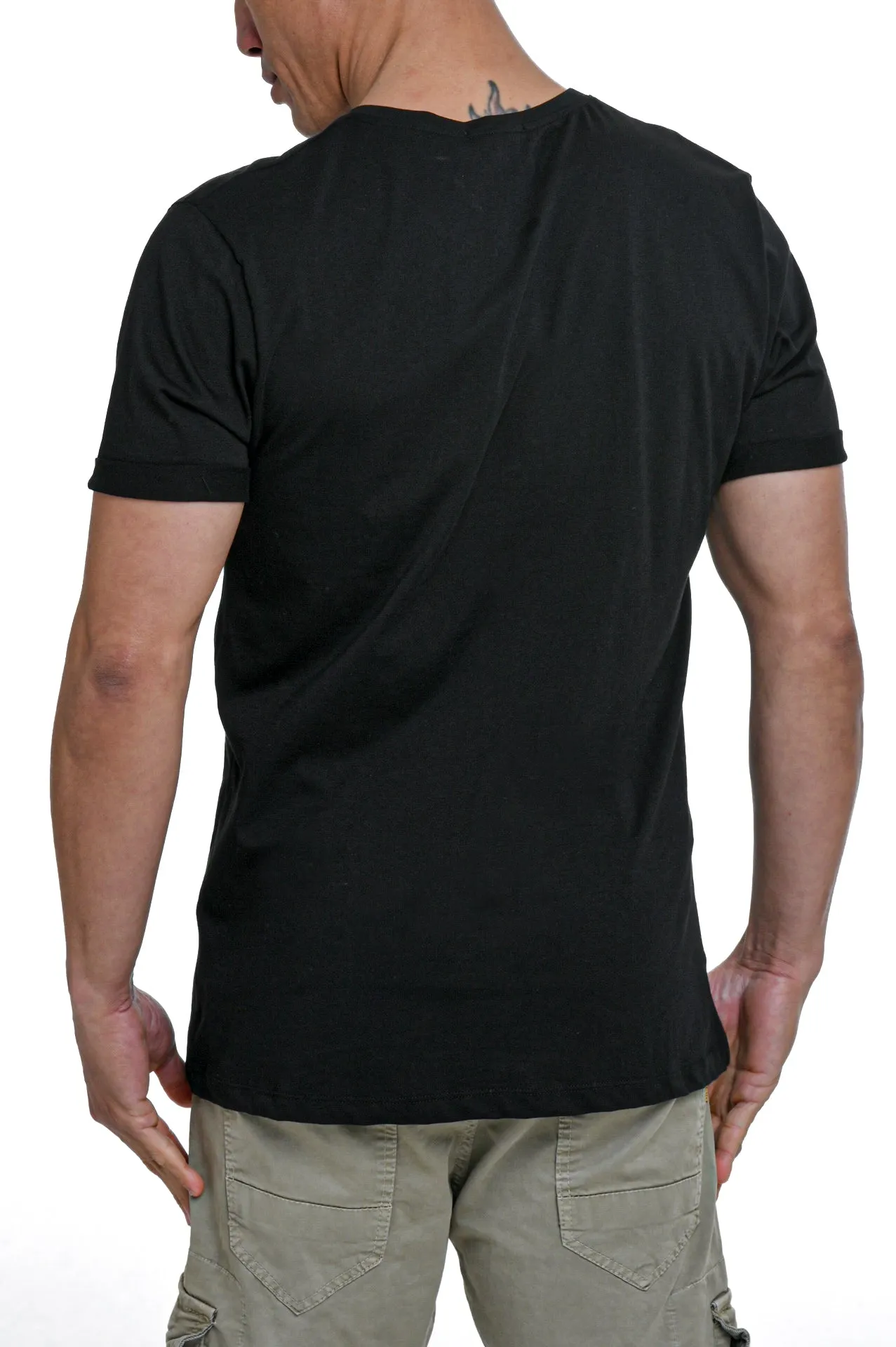 T-Shirt regular DPE 2401 Jersey Nero SS24