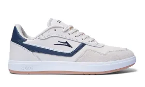 Terrace Cream/navy Suede