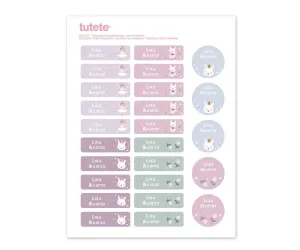 Tutete - 25 Etichette Termoadesive